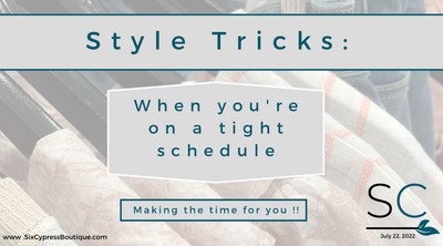 Style Tricks on a Tight Schedule : Fashion on the Go !!