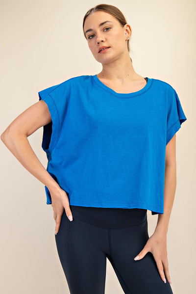 Ireland Oversized Cotton Slub Tee