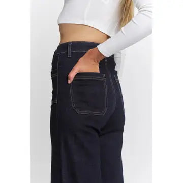 Knox High Rise Wide Leg Denim