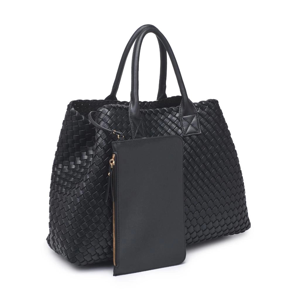 Ithaca Woven Leather Tote
