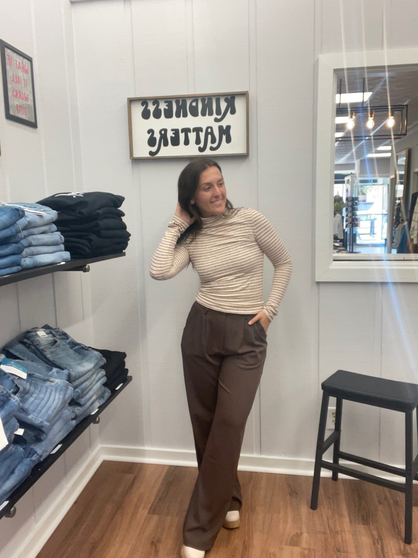 Zoey Pleated Wide Leg Bottoms