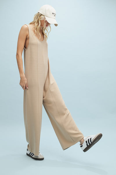 Bridget Ribbed Knit Jumpsuit
