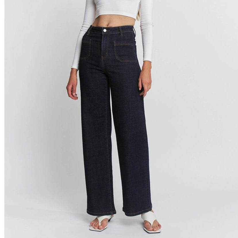 Knox High Rise Wide Leg Denim