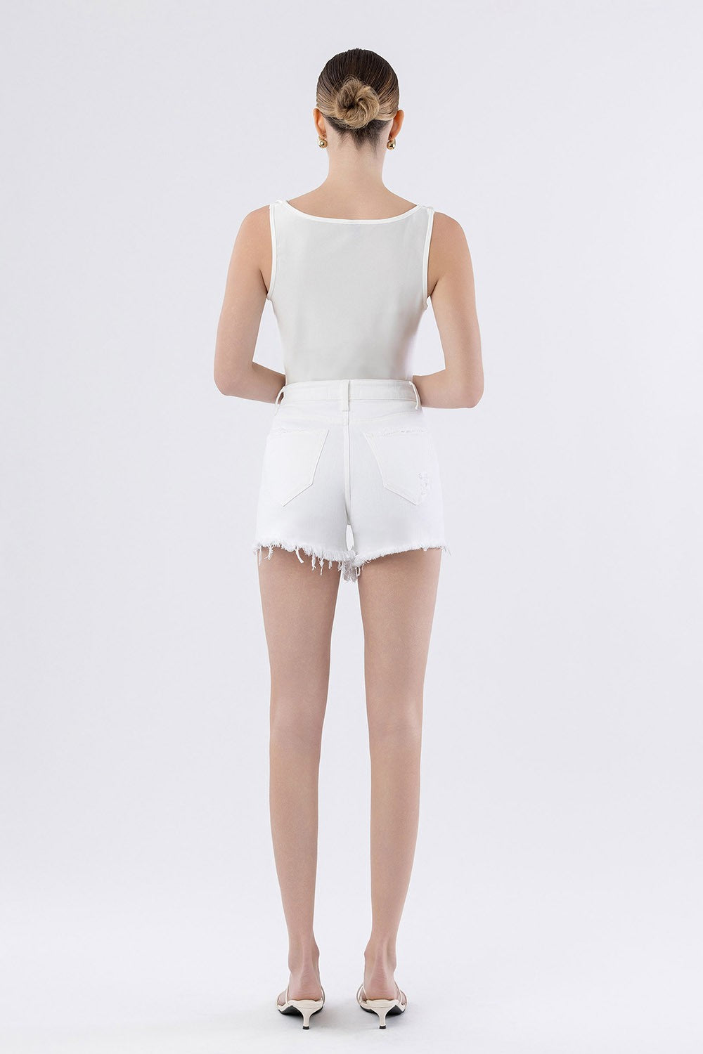 Madison Super High Rise Denim Shorts