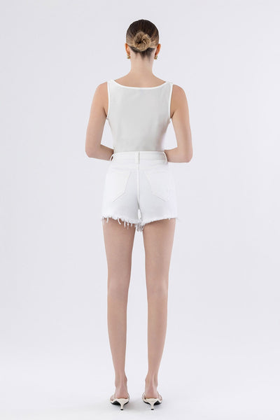 Madison Super High Rise Denim Shorts