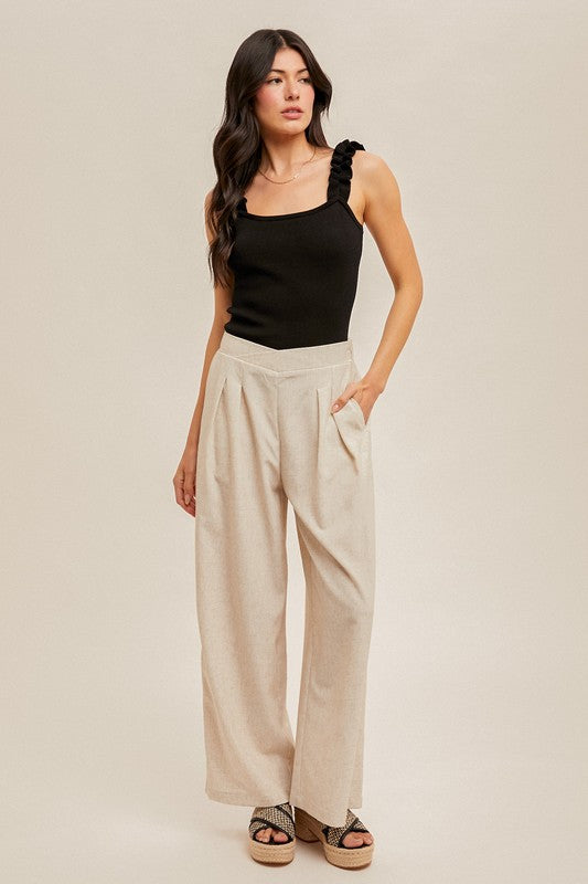 Heidi Ruffle Shoulder Sweater Cami