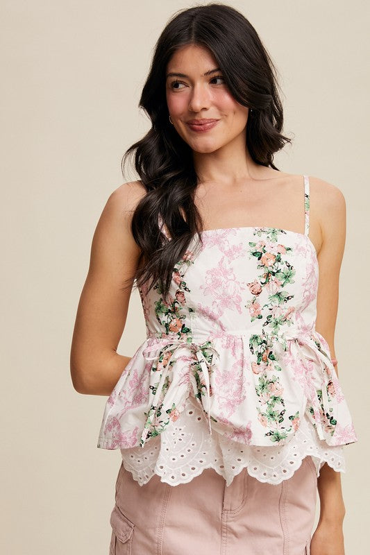Angel Romantic Peplum Top