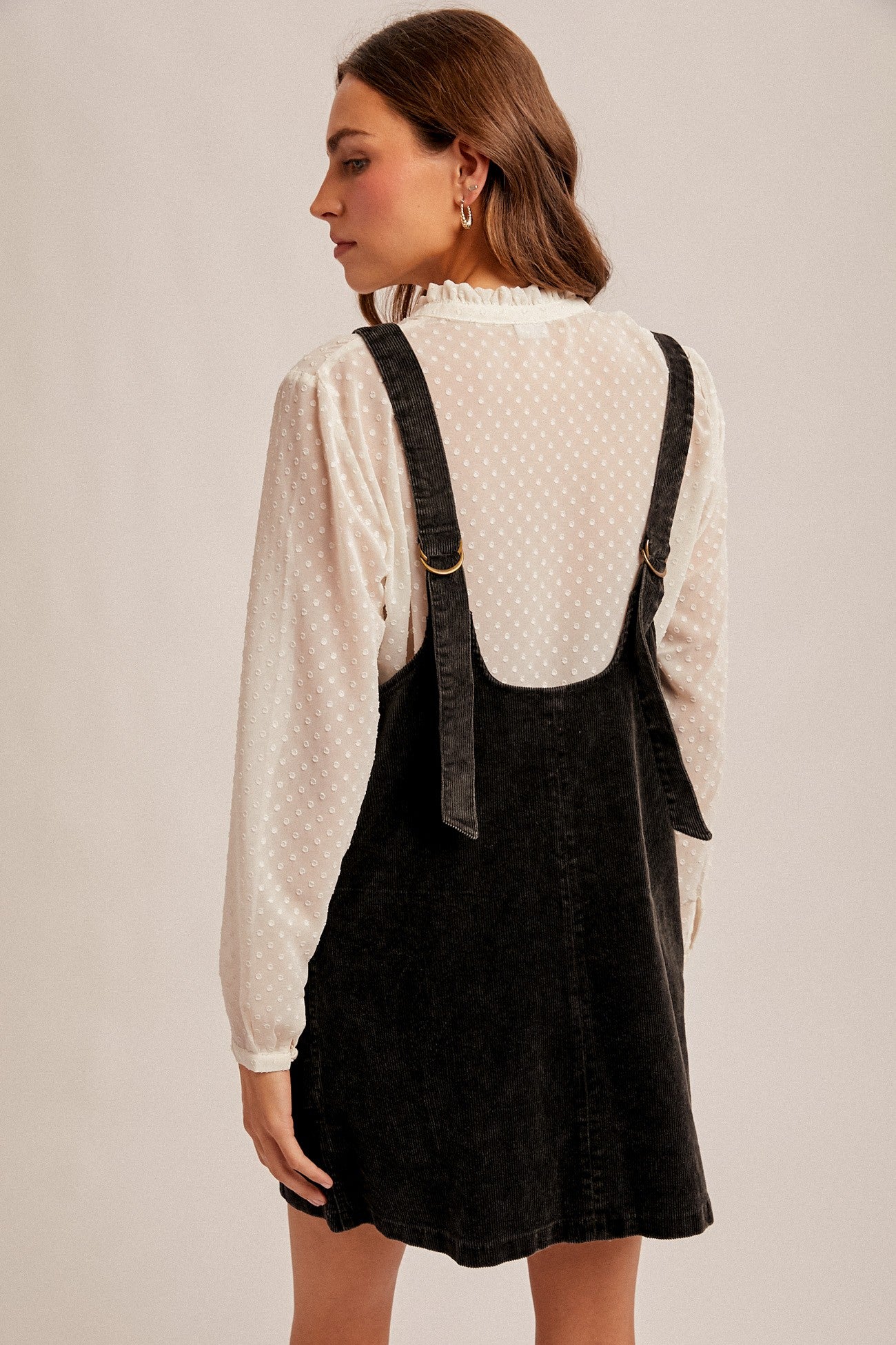 Maureen Corduroy Overall Dress