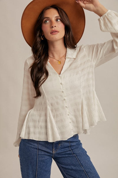 Wendy Flowy Knit Blouse