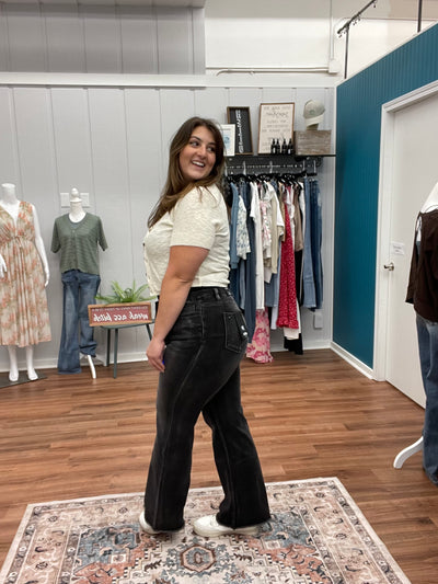 Cheyenne Super High Rise Wide Leg Denim