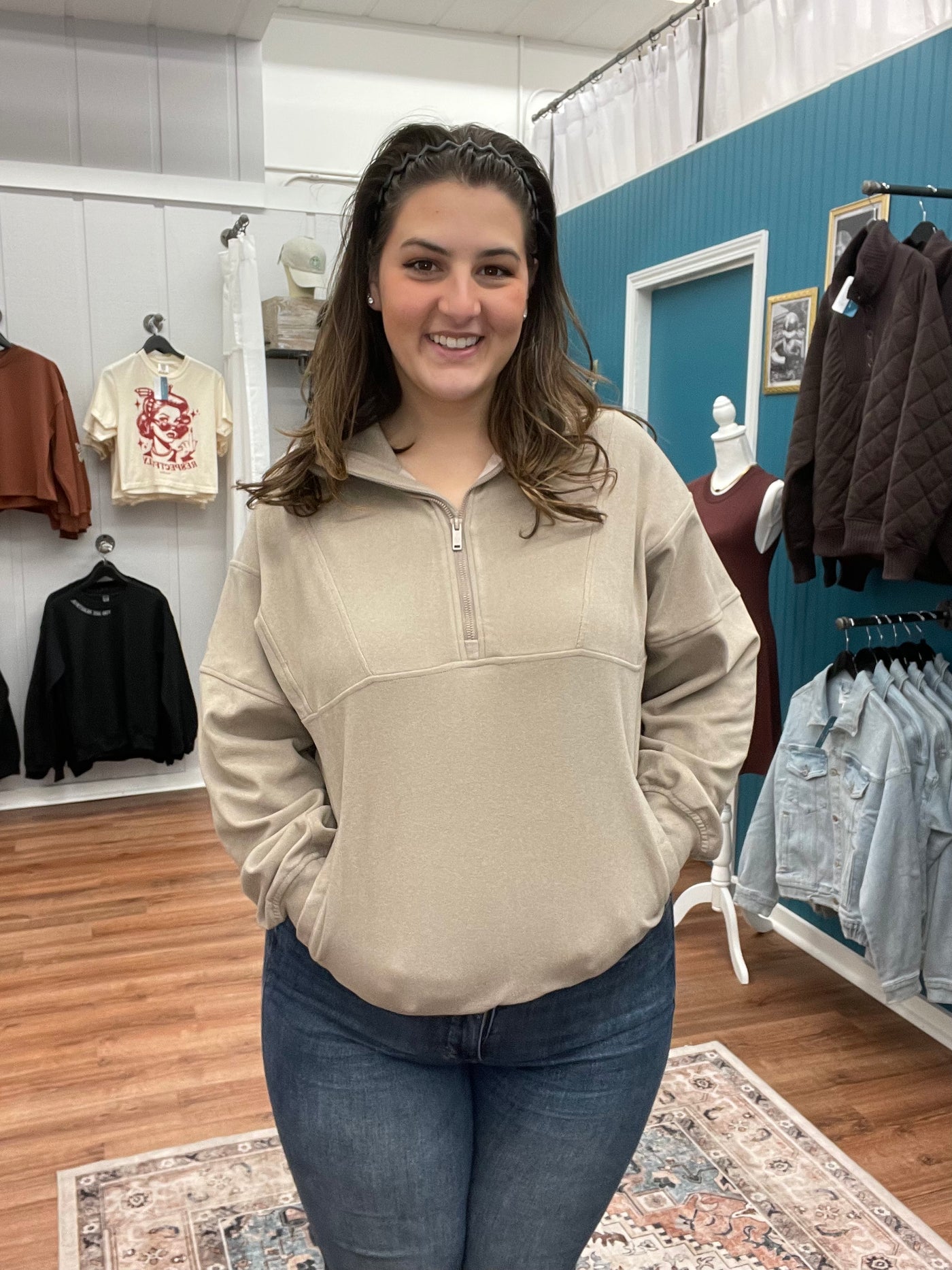 Melody Super Soft Quarter Zip & Jogger SET