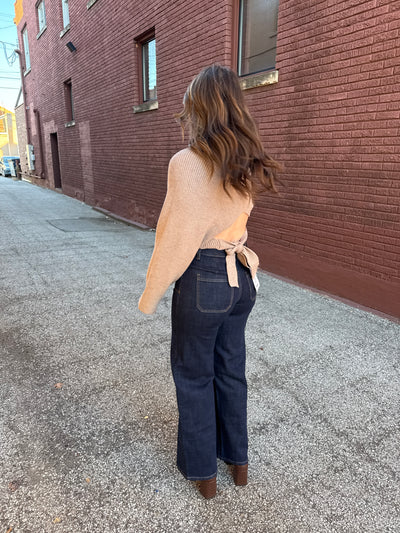 Reagan Open Back Knit Sweater