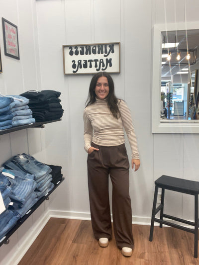 Zoey Pleated Wide Leg Bottoms