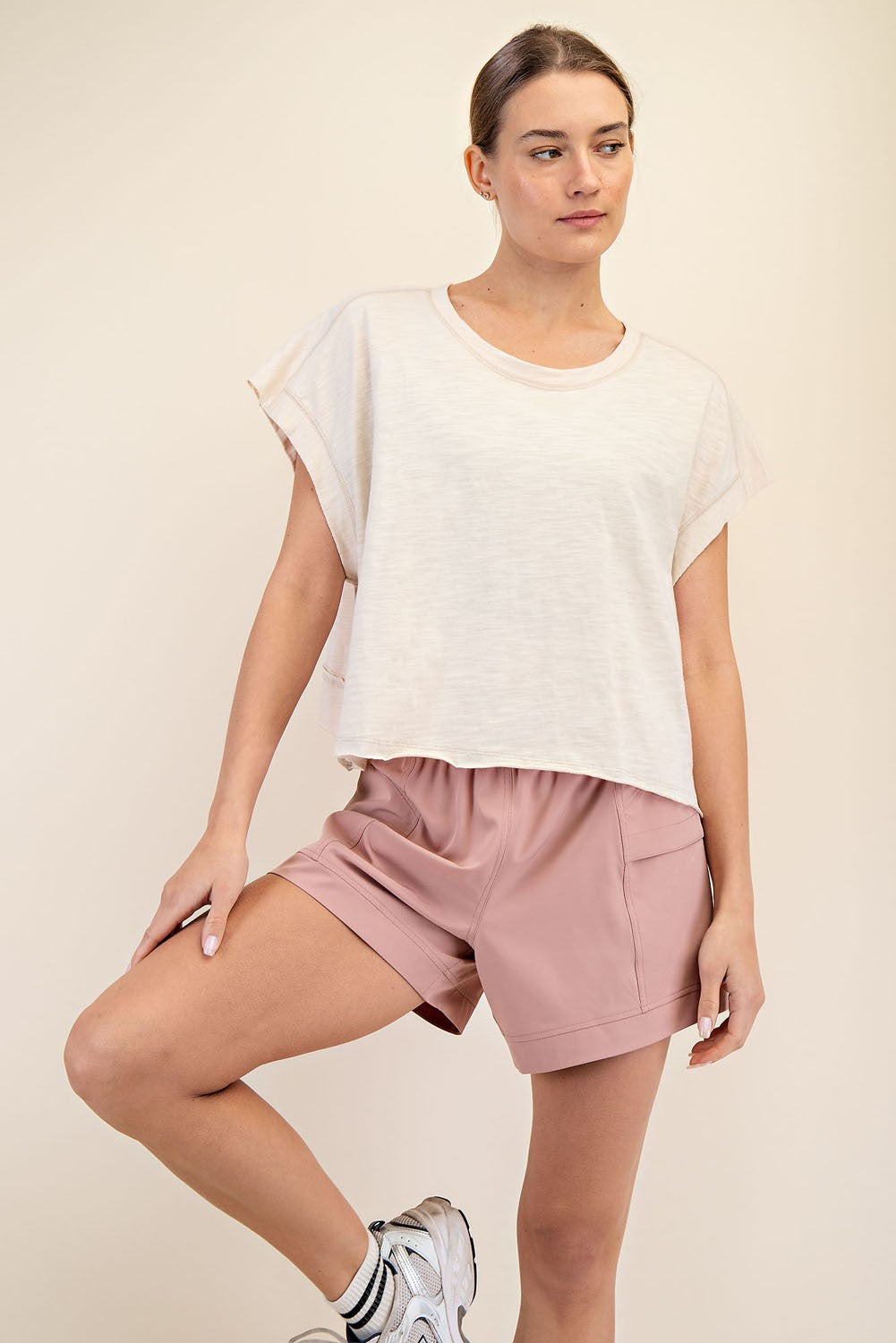 Ireland Oversized Cotton Slub Tee