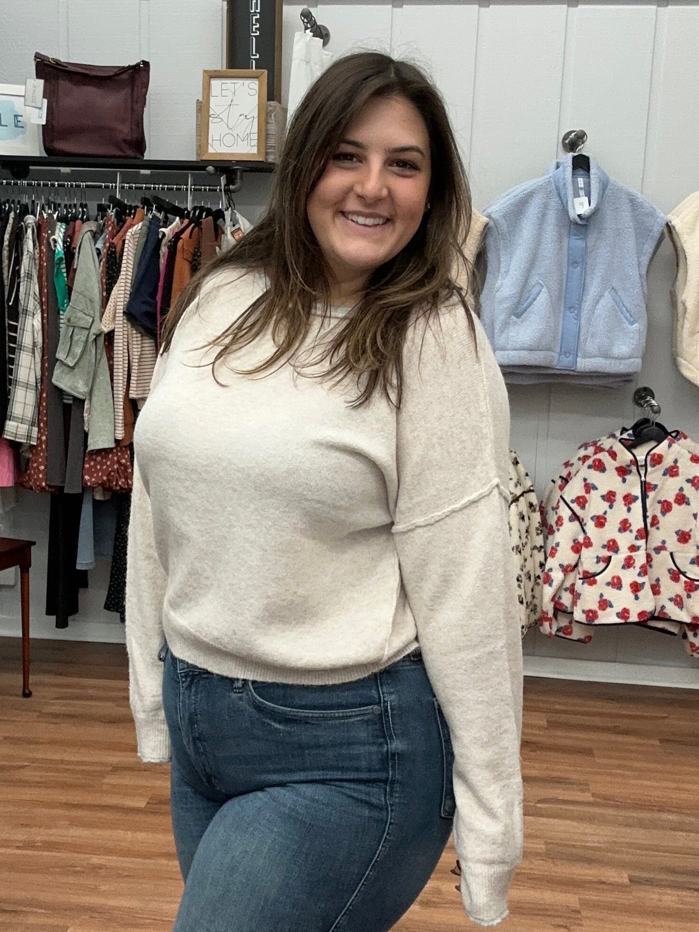 Kenzie Chic Boatneck Sweater