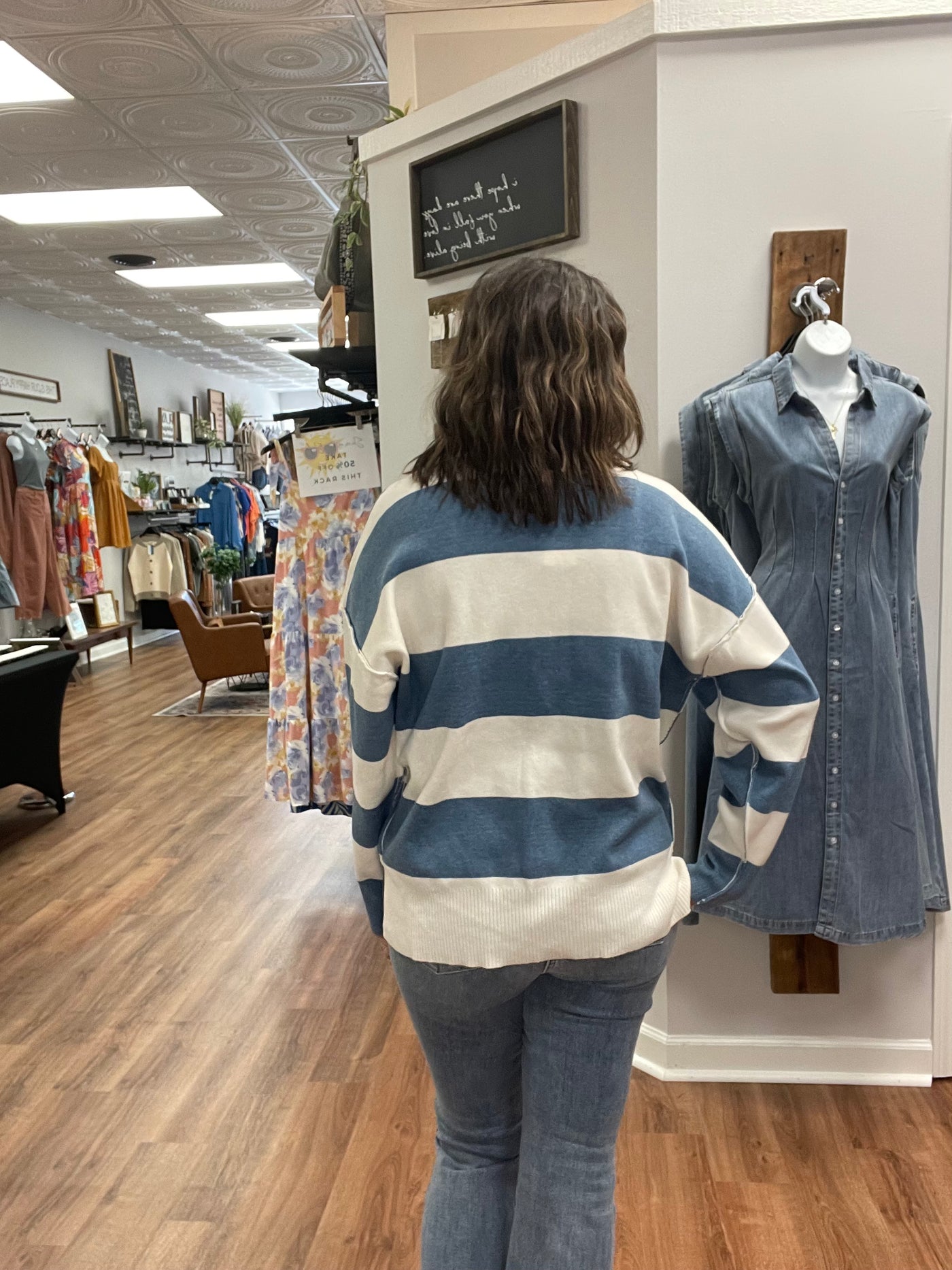 Jordan Drop Shoulder Zip Up Sweater