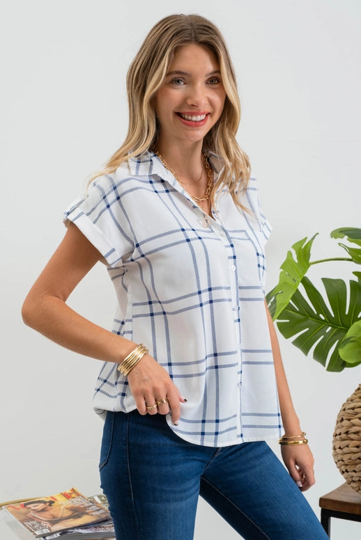 Avery Button Down Short Sleeve