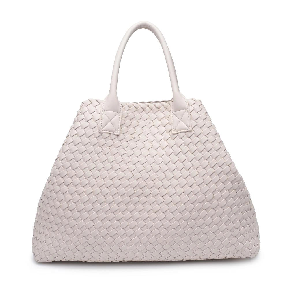 Ithaca Woven Leather Tote