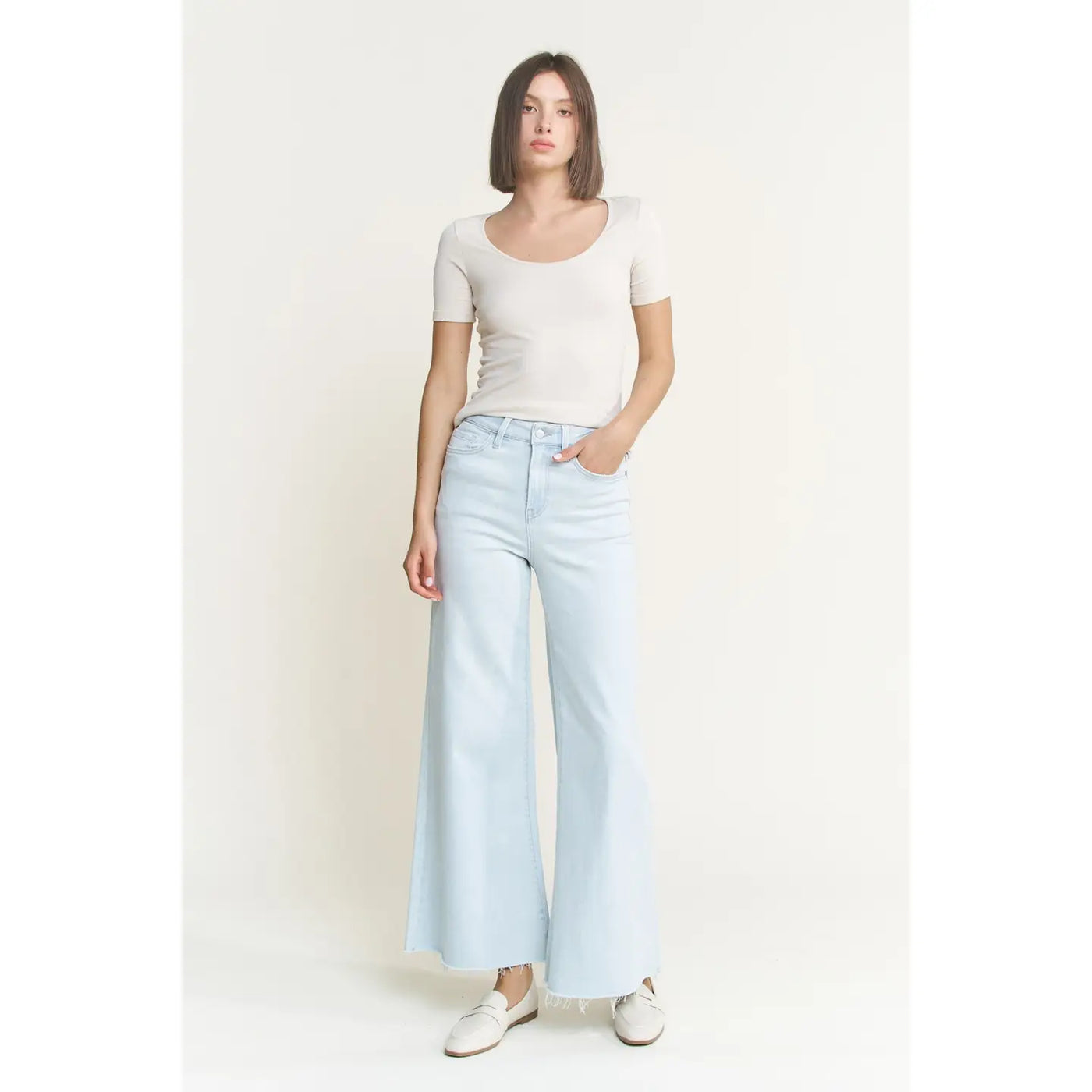 Hartford Super High Rise Wide Leg Denim