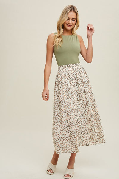 Natalie Floral Midi Skirt