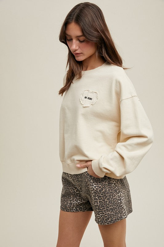 Be Kind French Terry Sweatshirt