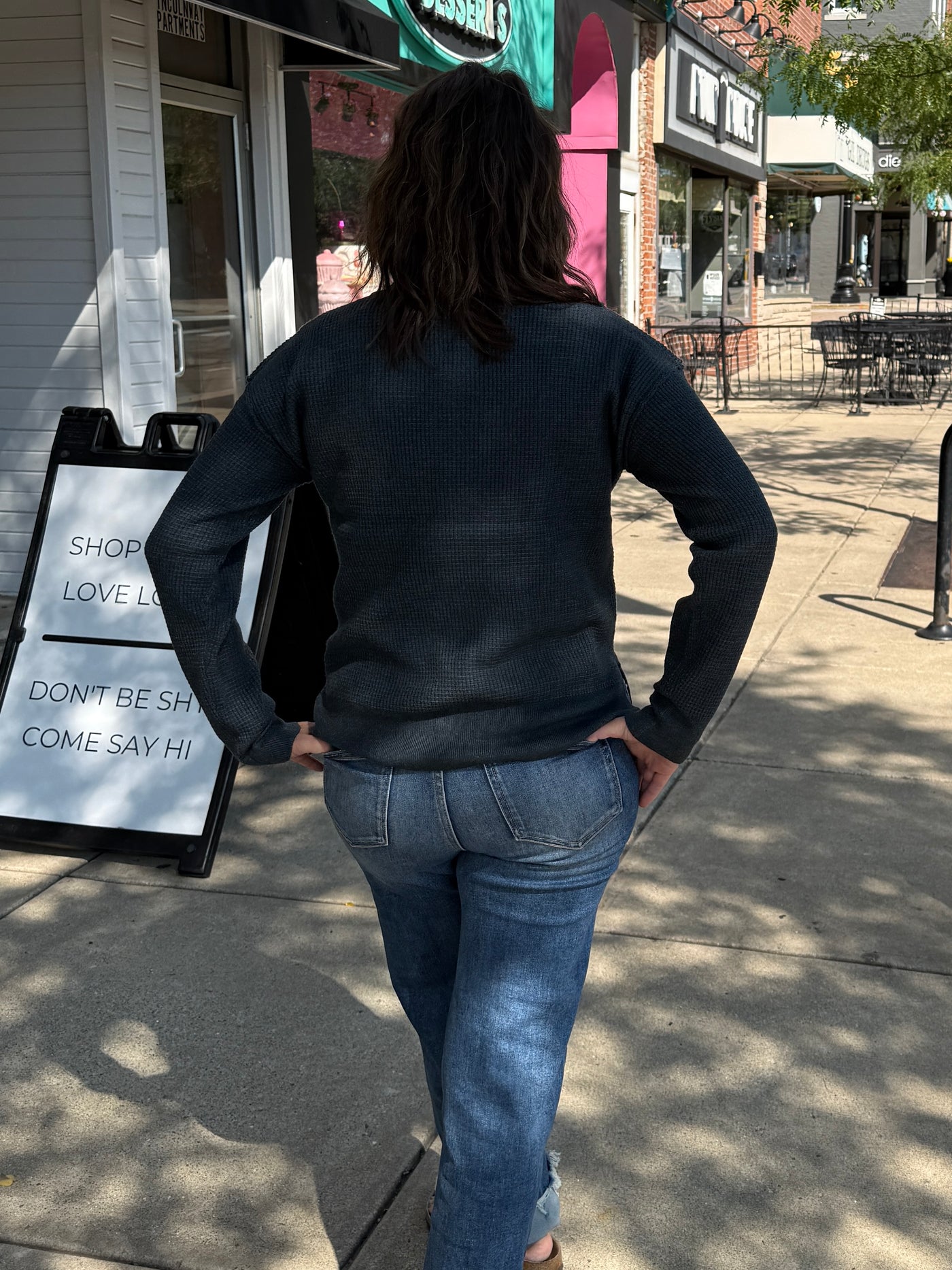 Penelope Waffle Knit Sweater