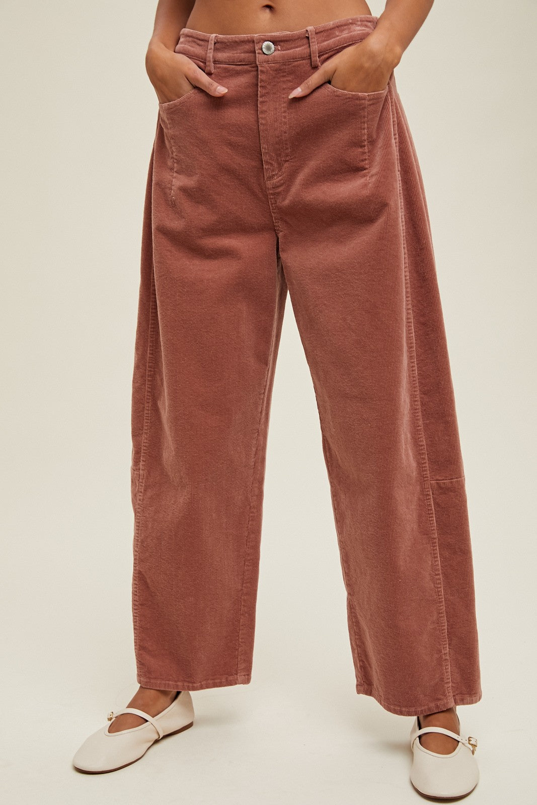 Emerson Wide Leg Corduroy Bottoms