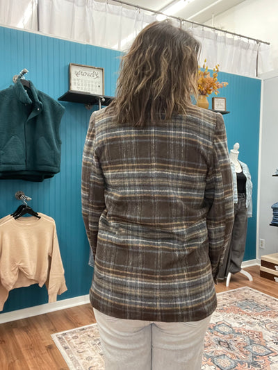 Taylor Classic Notch Plaid Jacket