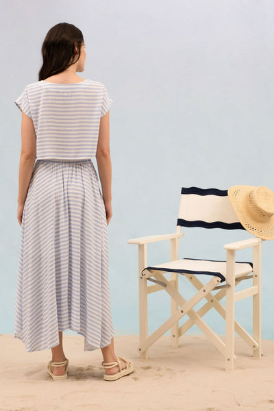 Blair Midi Skirt Cropped Top Set