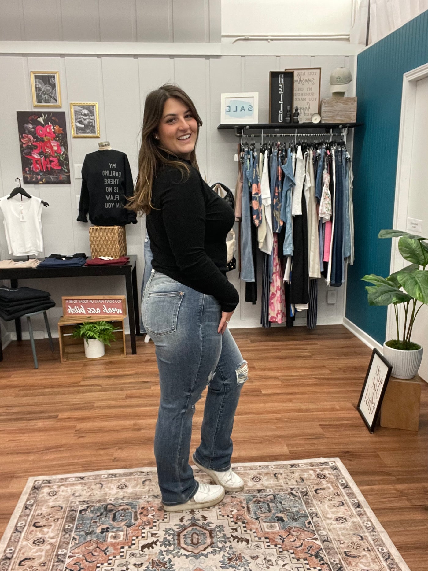 Beckett Basic Mock Neck Top