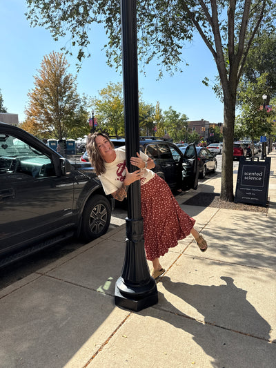 Whispers Floral Tiered Bubble Skirt