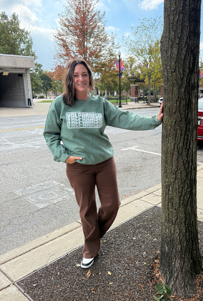 Valparaiso Retro Stack Crewneck Sweatshirt