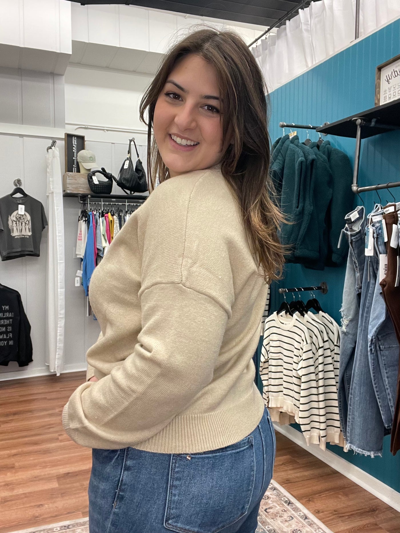 Weiner Dog Holiday Graphic Sweater