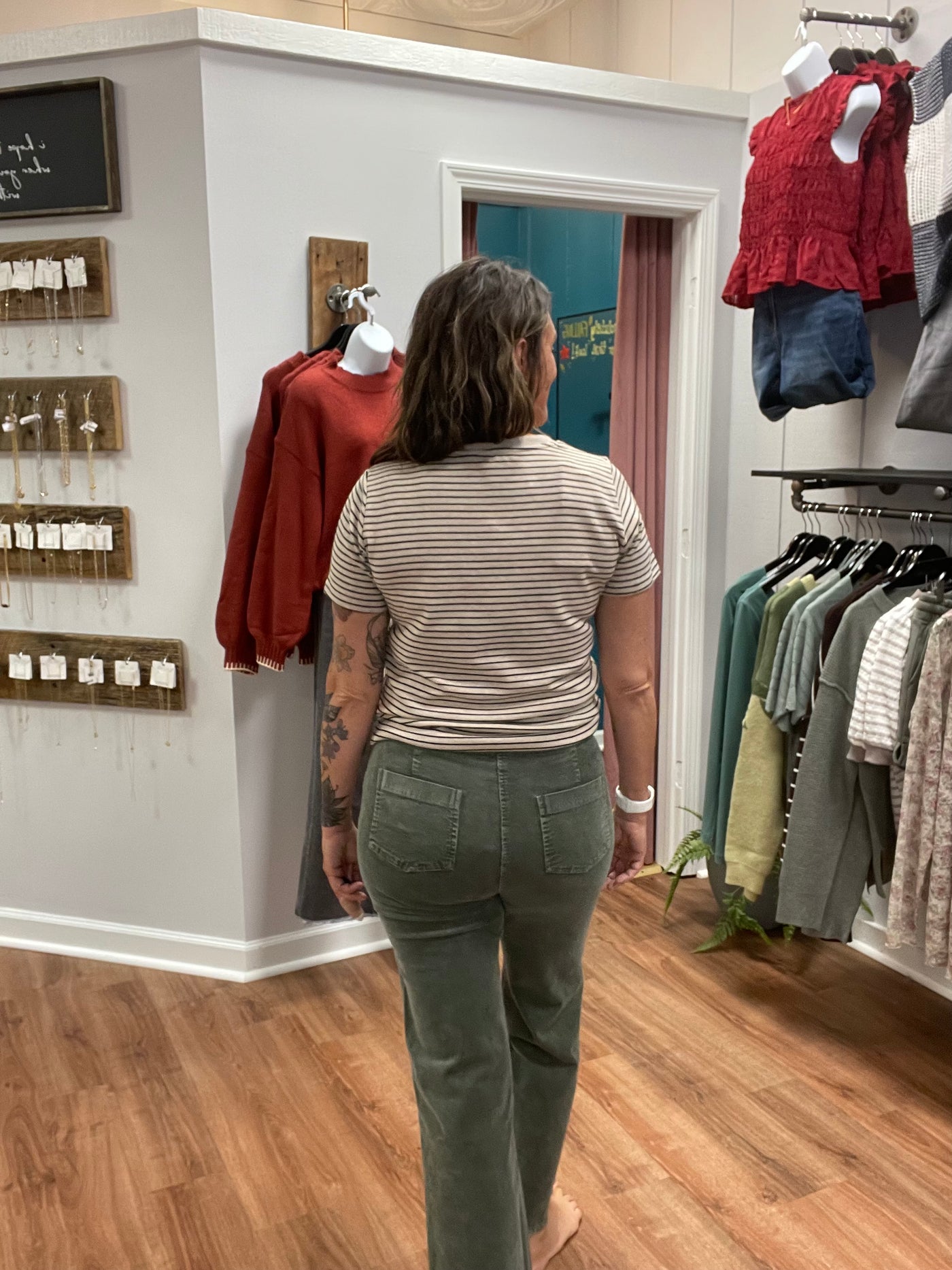 Claire Mineral Washed Corduroy Pant