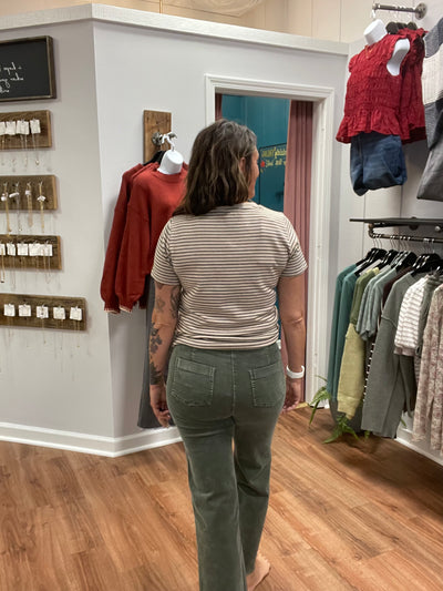 Claire Mineral Washed Corduroy Pant