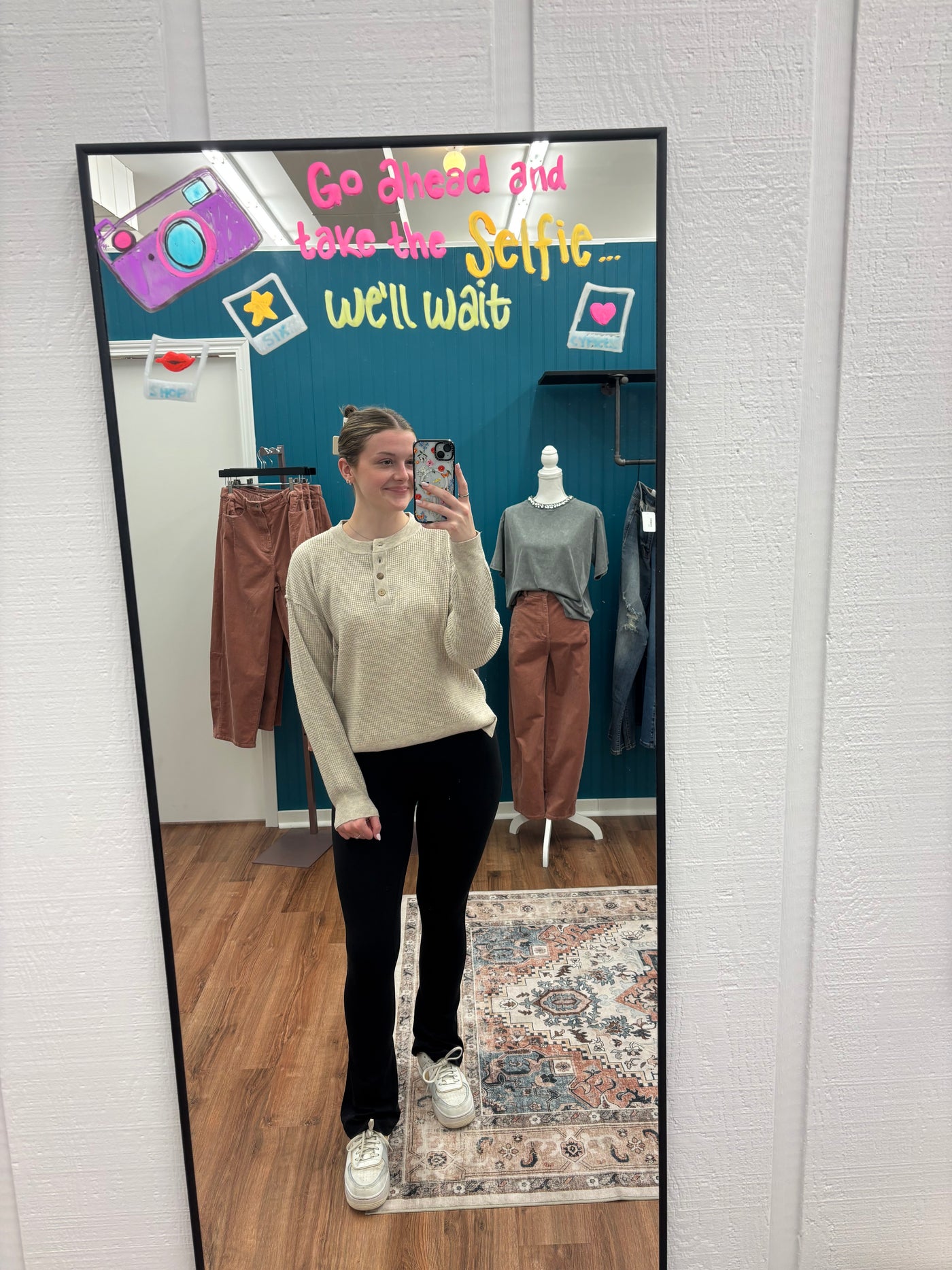 Penelope Waffle Knit Sweater