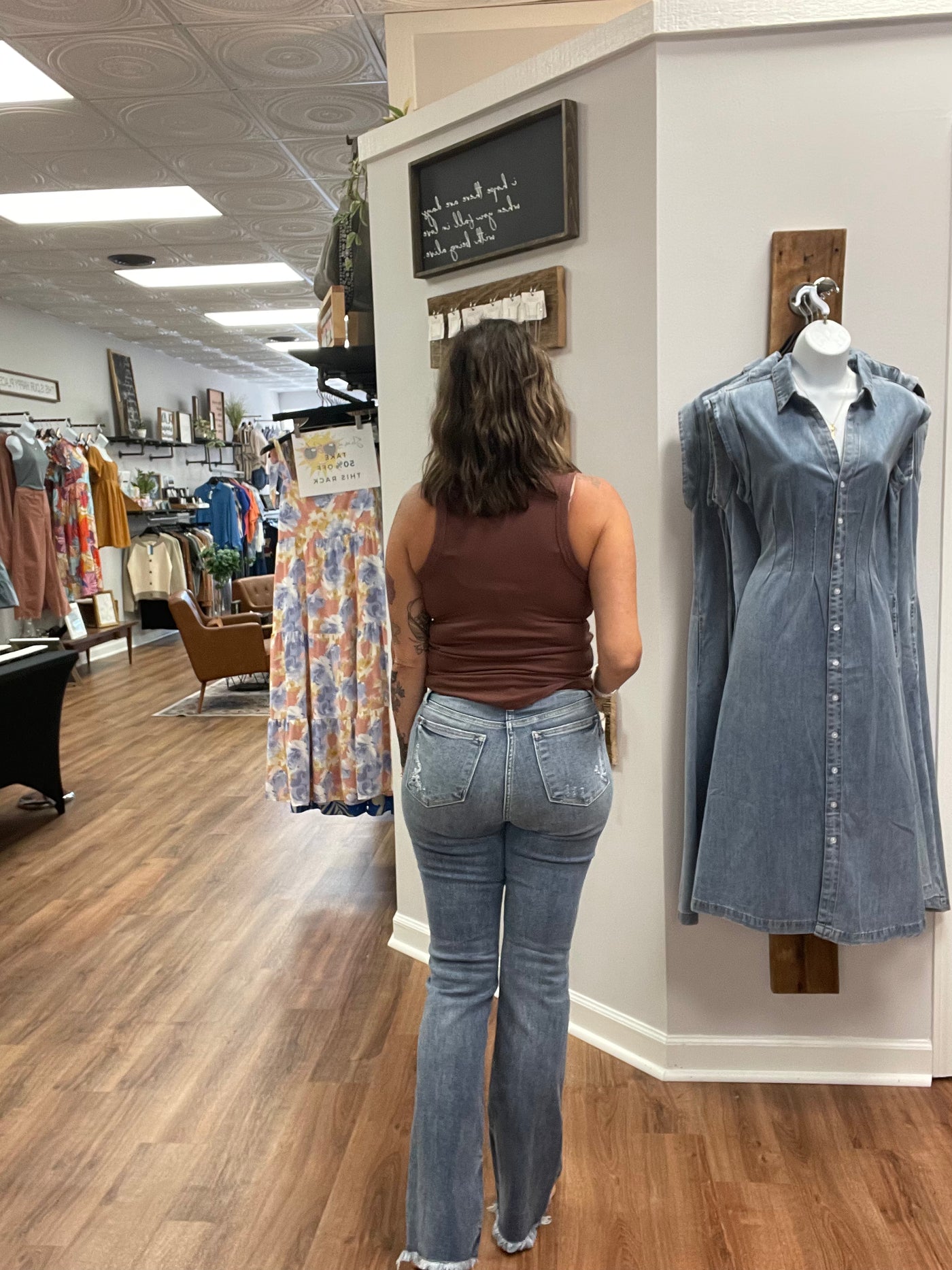 Portland High Waist Bootcut Denim