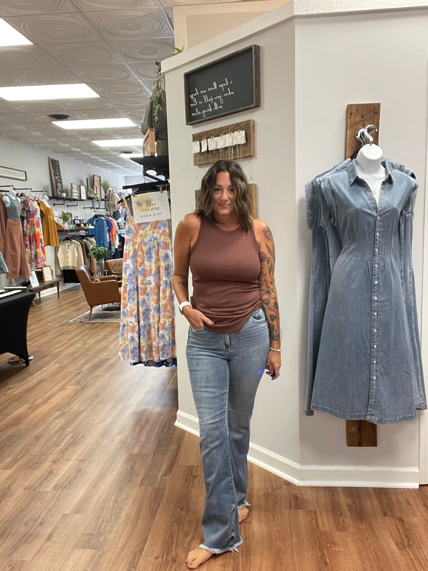 Portland High Waist Bootcut Denim