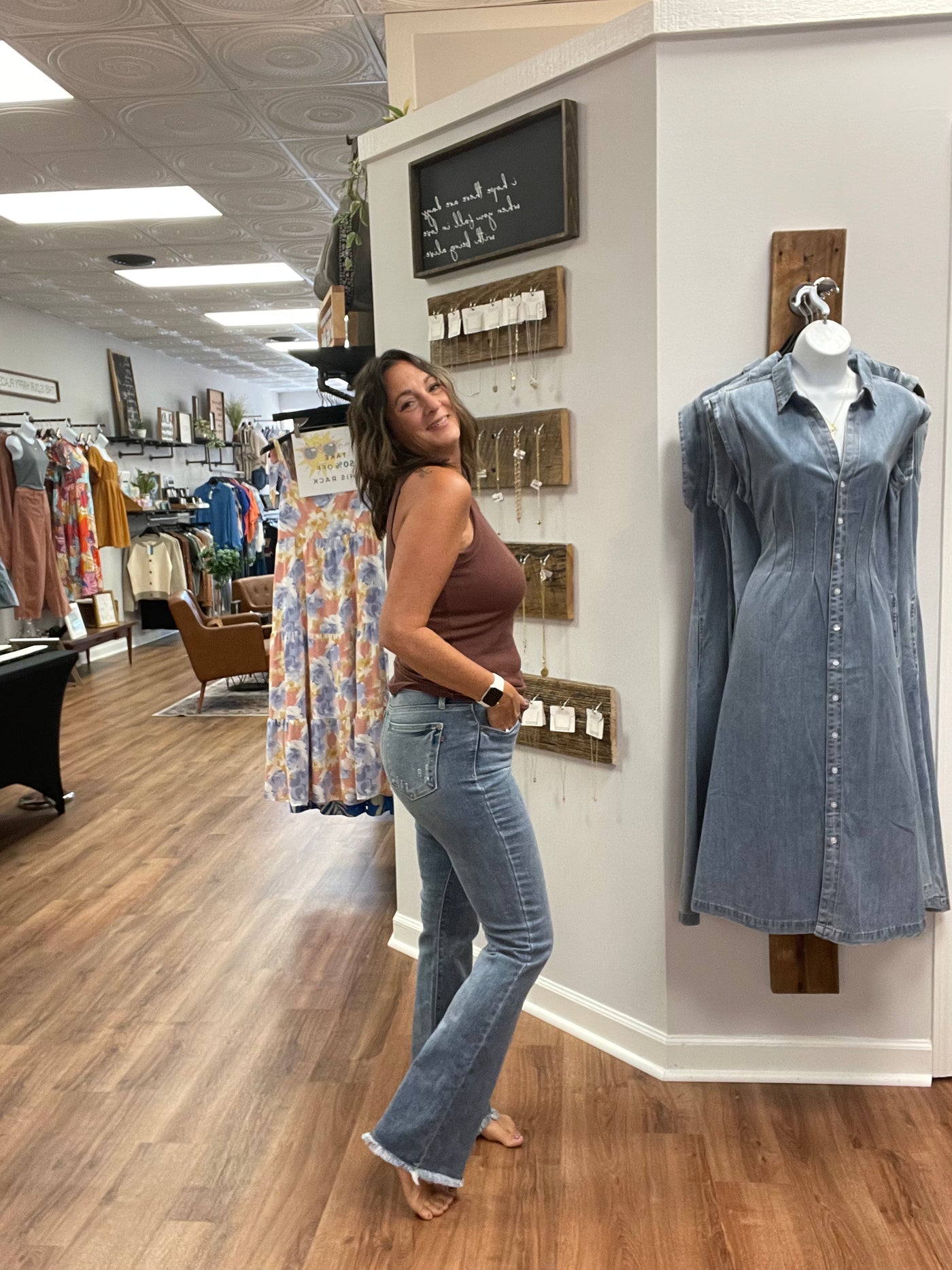 Portland High Waist Bootcut Denim