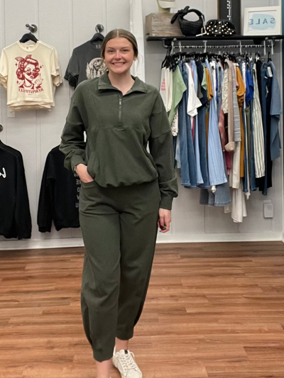 Melody Super Soft Quarter Zip & Jogger SET