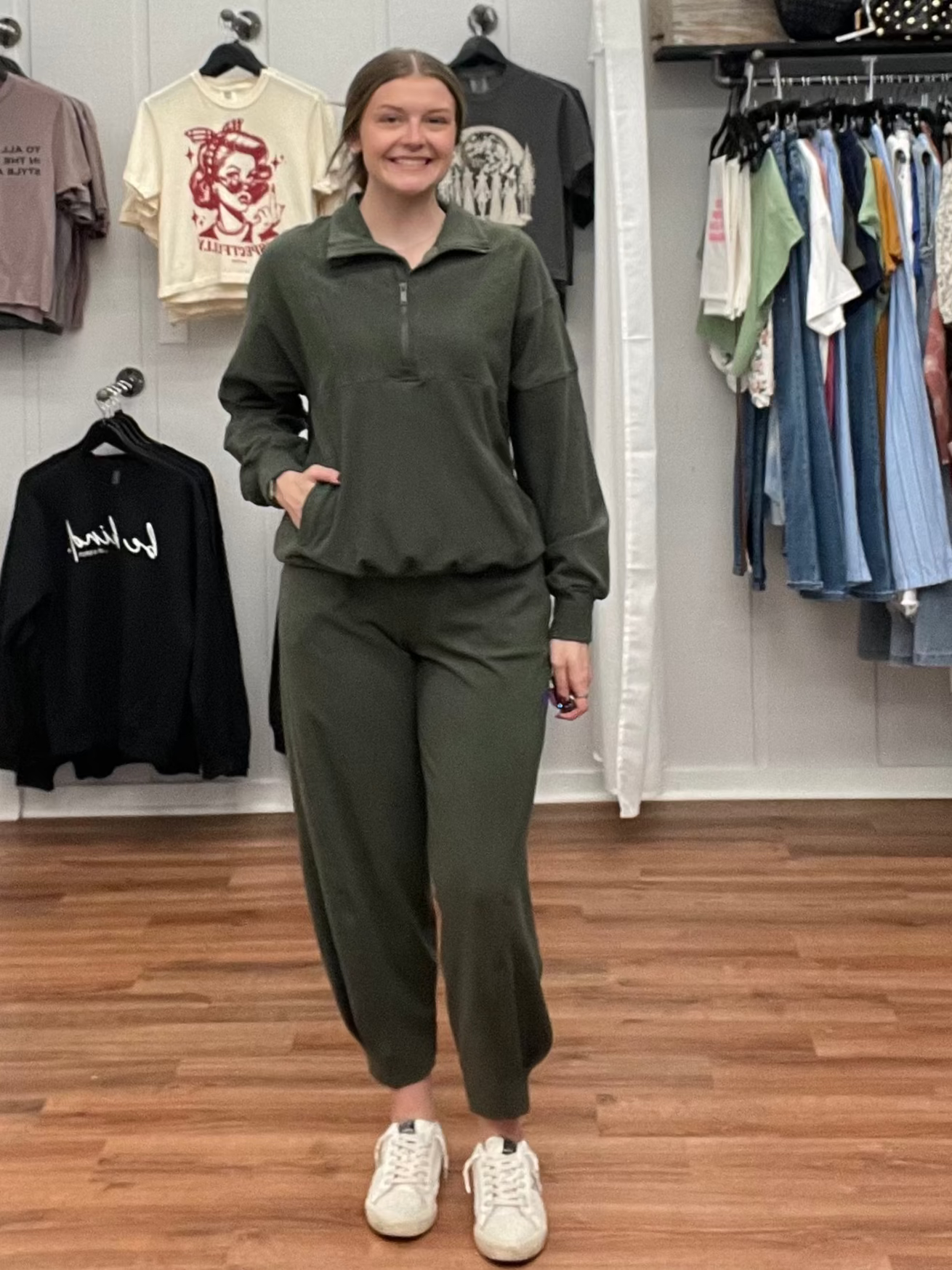 Melody Super Soft Quarter Zip & Jogger SET