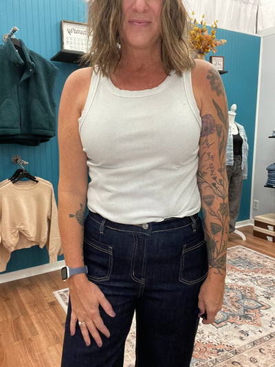 Knox High Rise Wide Leg Denim