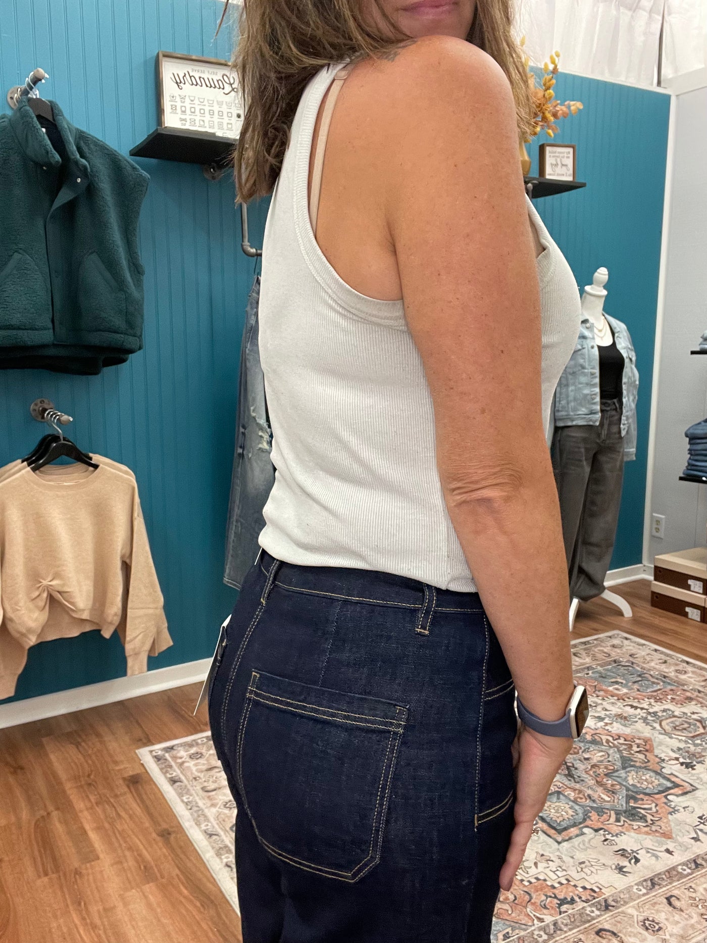 Knox High Rise Wide Leg Denim