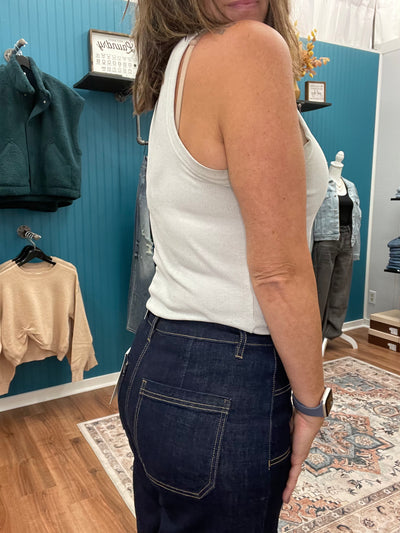 Knox High Rise Wide Leg Denim