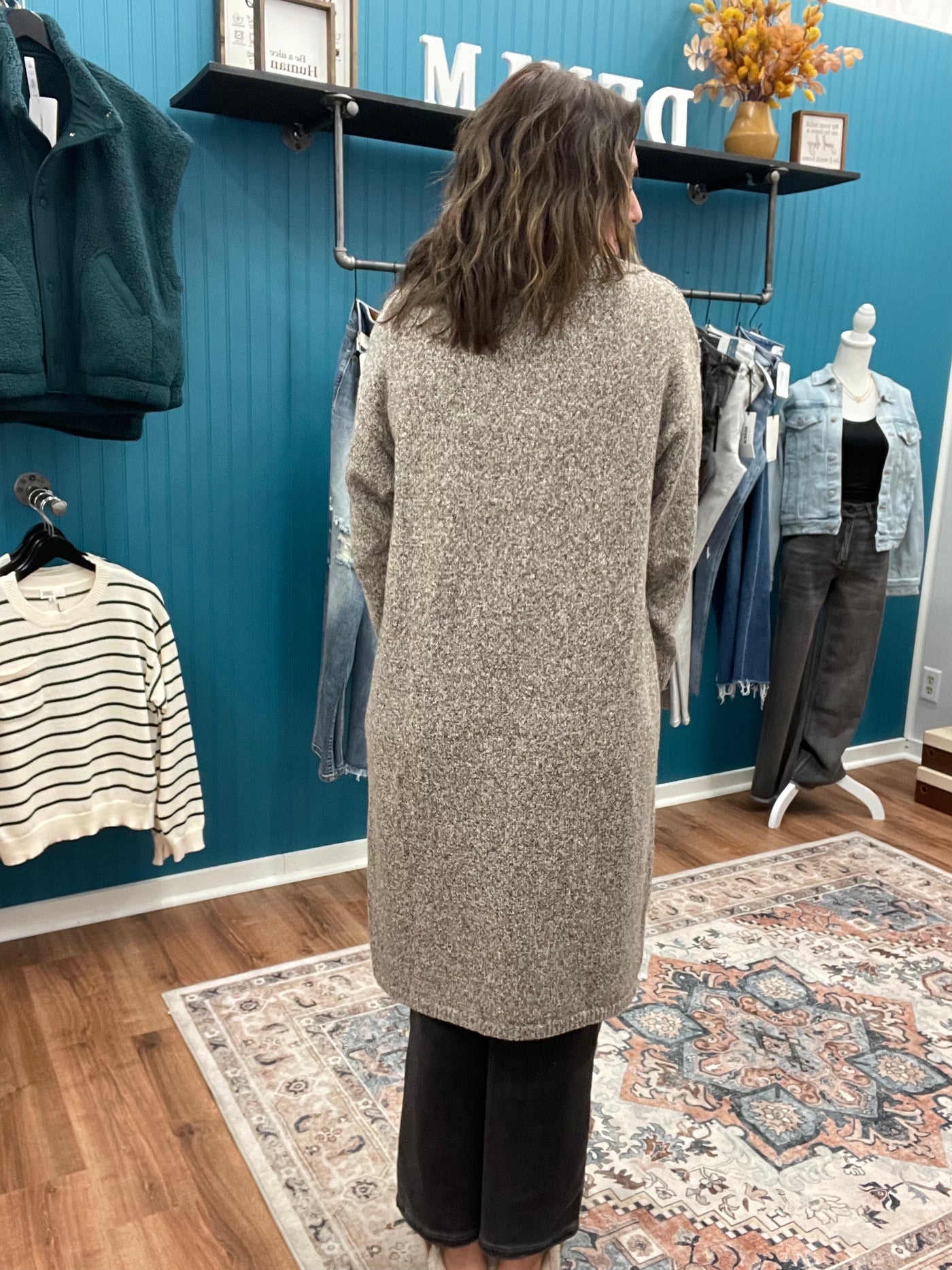 Jennifer Maxi Sweater Cardigan