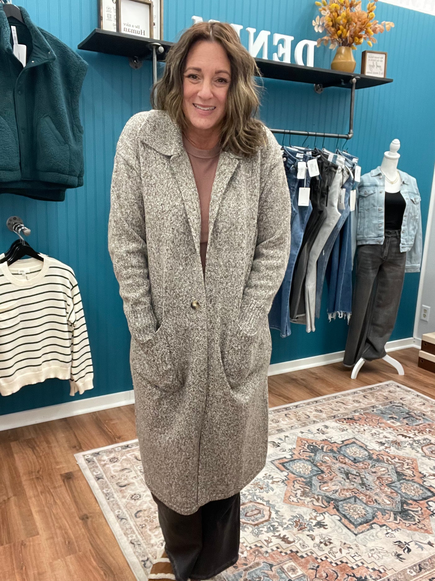 Jennifer Maxi Sweater Cardigan