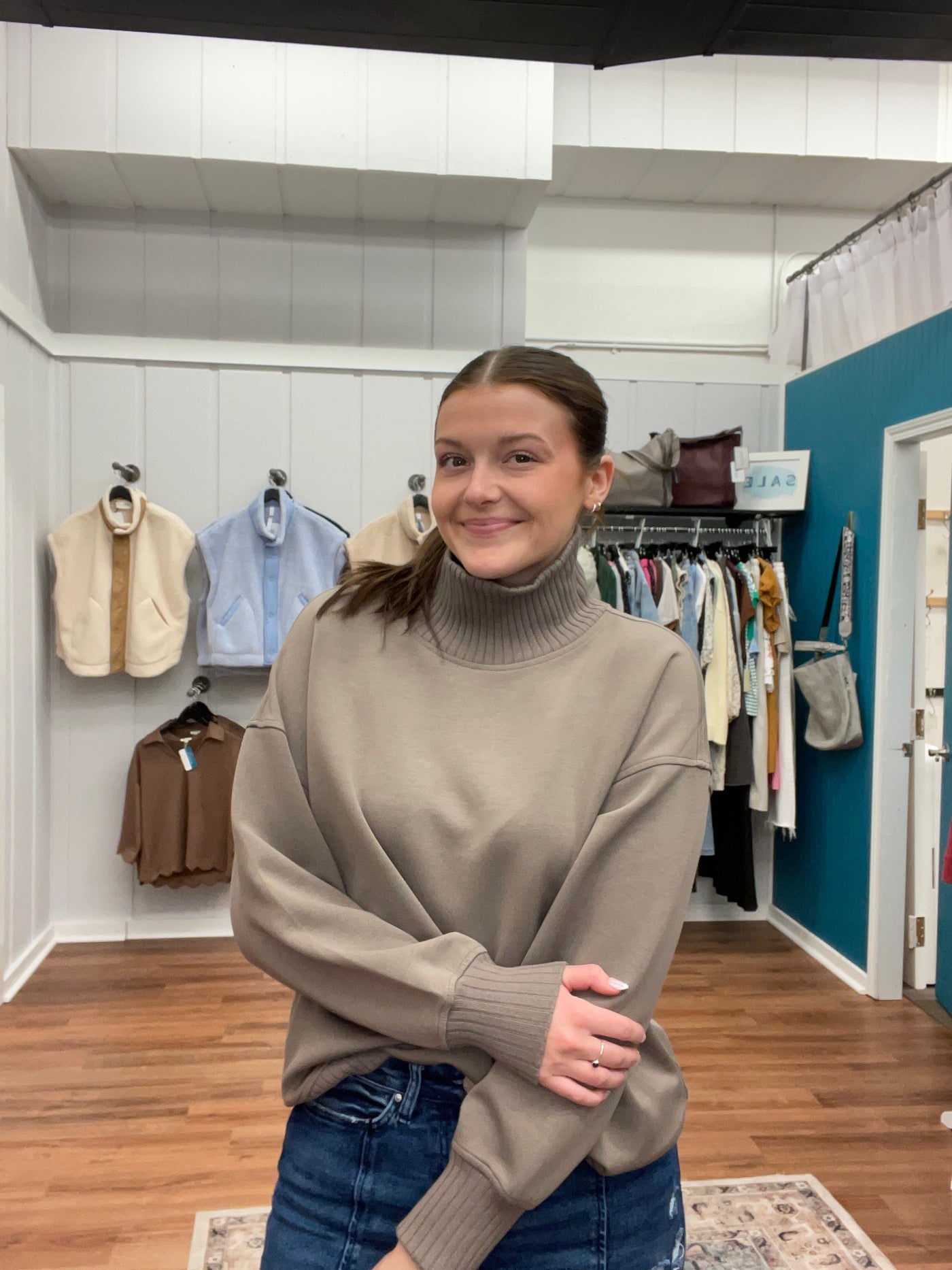 Banks Modal Ribbed Contrast Top