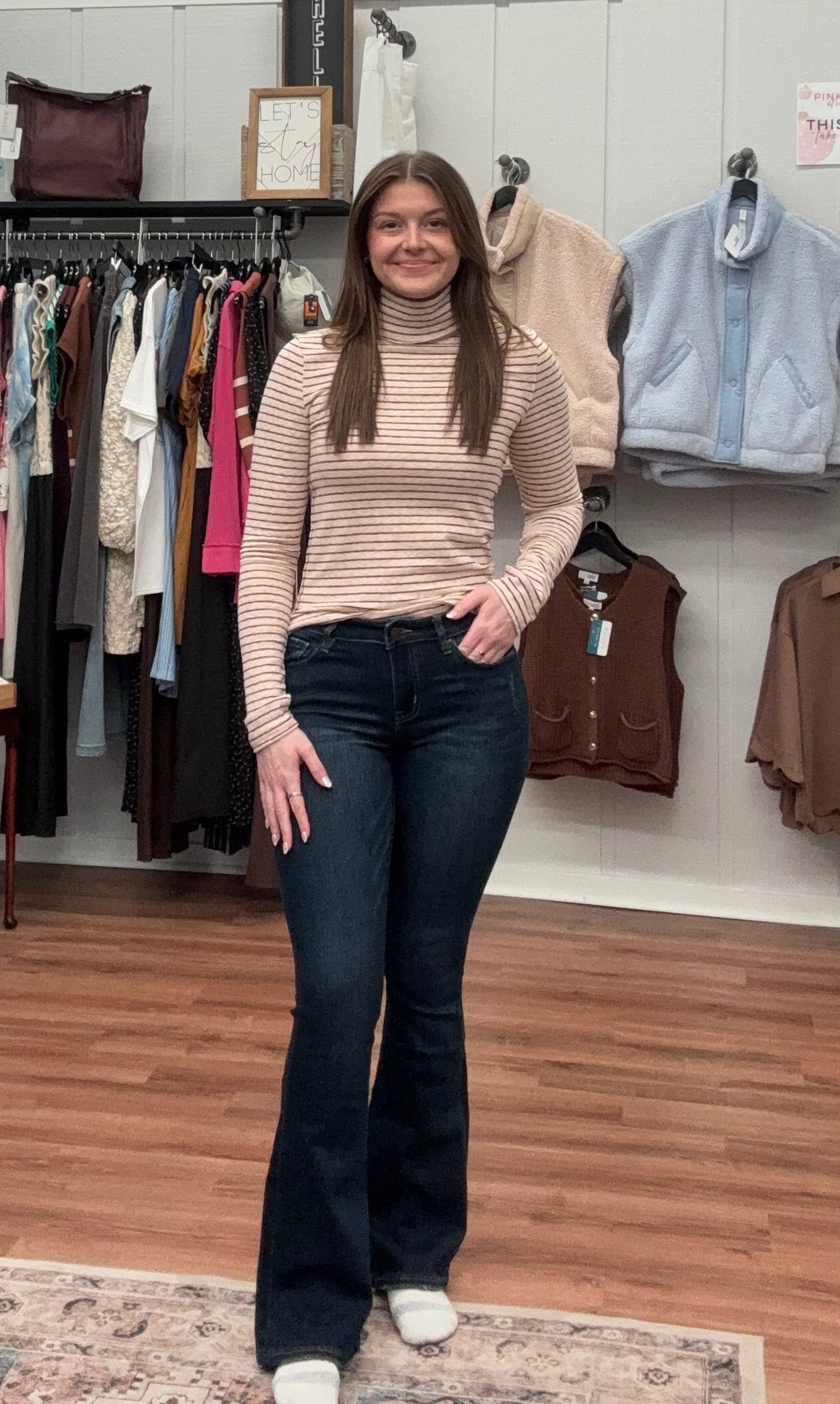 Tampa Mid Rise Flare Denim