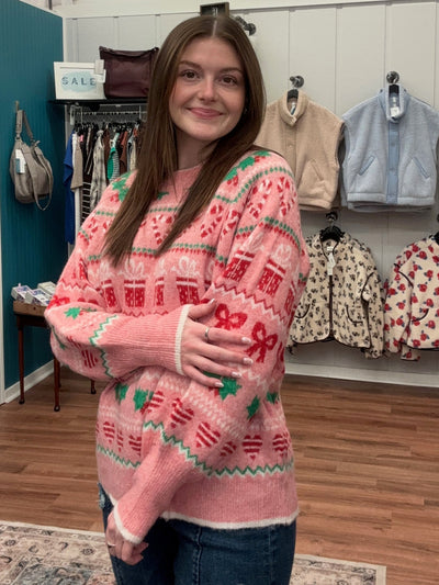 Holiday All The Way Crewneck Sweater