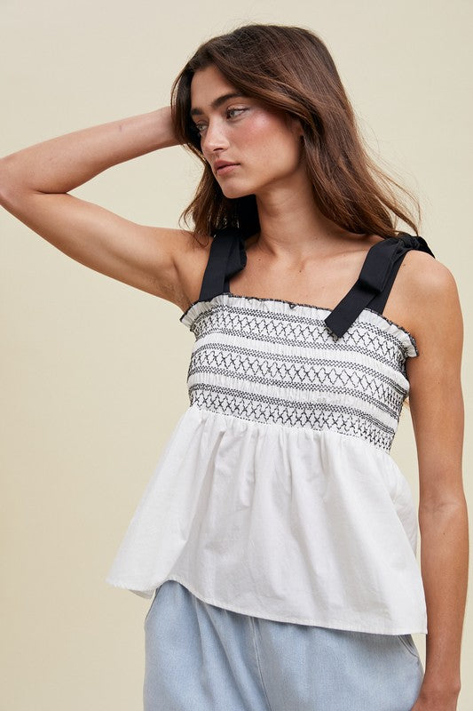 Nadia Babydoll Cami Tank